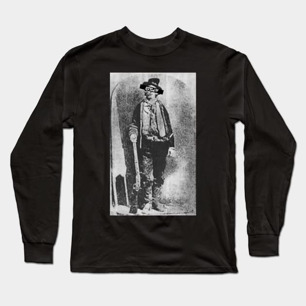 Billy the Kid Long Sleeve T-Shirt by ZombeeMunkee